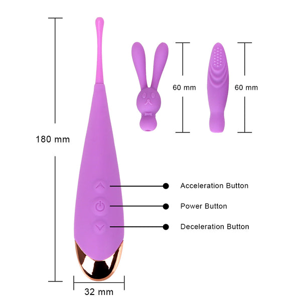 Massage 7 Speeds G-spot Massage Vagina Clitoris Stimulate Fast Scream Orgasm Vibrator Powerful Vibration
