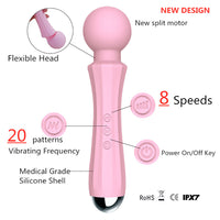 20 Frequency AV Magic Wand Powerful Vibrator Clitoris Stimulator Massager Masturbation for Women