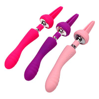 Vibrators Dual Motor 10 Speed USB Rechargeable Clitoris Vagina Massage Waterproof for Women