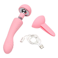 Vibrators Dual Motor 10 Speed USB Rechargeable Clitoris Vagina Massage Waterproof for Women