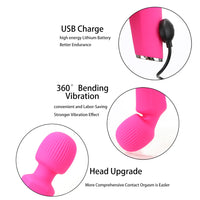 20 Mode G Spot Massager for Woman Magic Wand AV Vibrator Clitoris Stimulator