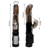 Clitoris Stimulator G-Spot Massager Multi-Speed Dual Vibration Dolphin Dildo Vibrator for Women