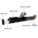 Clitoris Stimulator G-Spot Massager Multi-Speed Dual Vibration Dolphin Dildo Vibrator for Women