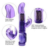 Clitoris Stimulator G-Spot Massager Multi-Speed Dual Vibration Dolphin Dildo Vibrator for Women