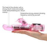 Clitoris Stimulator G-Spot Massager Multi-Speed Dual Vibration Dolphin Dildo Vibrator for Women