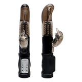Clitoris Stimulator G-Spot Massager Multi-Speed Dual Vibration Dolphin Dildo Vibrator for Women