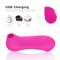 Clitoris Vagina Stimulator Nipple Sucking Clit Sucker Vibrator for Women Sex Oral Licking Blowjob Tongue Vibrating