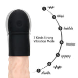 Penis Head Massage 7 Speed Delay Ejaculation for Men Penis Vibrator Cock Extender Enlargement Lasting Trainer
