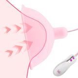 Nipple Suction Cups Vibrator Tongue Lick Electric Breast Pump Nipple Sucker Breast Enlarge Massager for Woman