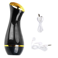 Voice Interaction Artificial Vagina Male Masturbation Cup Realistic Vagina for Man Silicone Sucking Vibrator