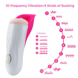 Artificial Vagina Aircraft Cup Male Masturbation Cup Glans Stimulate Massager Tongue Licking Penis Training Sucking Vibrator