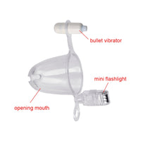 Vaginal Dilator 2 Pieces Adult Genitals Colposcopy Speculum Vaginal Speculum Vibrator Medical Themed with Lighting