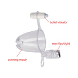 Vaginal Dilator 2 Pieces Adult Genitals Colposcopy Speculum Vaginal Speculum Vibrator Medical Themed with Lighting