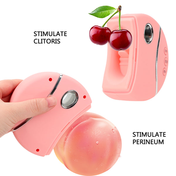 G-spot Massager Heating Masturbation Nipple Sucker Tongue Vibrator Oral Clitoris Sucking Stimulator