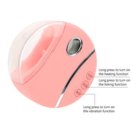 G-spot Massager Heating Masturbation Nipple Sucker Tongue Vibrator Oral Clitoris Sucking Stimulator