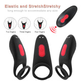 OLO 9 Speed Sex Toys for Men Couples  Penis Ring Sex Ring Cockring Remote Control Vibrating Cock Ring Products for Adults