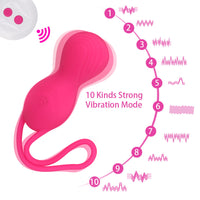 10 Speed 3Pcs/Set Kegel Balls for Women Vagina Trainer Vibrator Vagina Tightening Exerciser