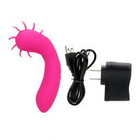 10 Speed Vaginal Vibrator 2 Modes Rotation Tongue Licking Oral Sex Dildo Clitoris Stimulator G-spot for Women