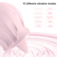 Breast Massager Nipple sucker Tongue Licking Clitoral Stimulation Sucking Clit Vibrator Jumping Egg Vibrator G Spot