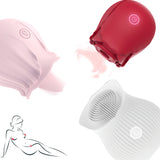 Breast Massager Nipple sucker Tongue Licking Clitoral Stimulation Sucking Clit Vibrator Jumping Egg Vibrator G Spot