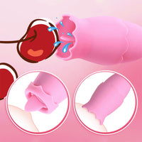 Nipple Sucker Tongue Vibrator Breast Enlarge Massager G Spot Clitoris Licking Stimulator for Woman Masturbator