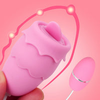Nipple Sucker Tongue Vibrator Breast Enlarge Massager G Spot Clitoris Licking Stimulator for Woman Masturbator