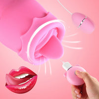 Nipple Sucker Tongue Vibrator Breast Enlarge Massager G Spot Clitoris Licking Stimulator for Woman Masturbator