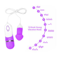 10 Speeds Bullet Vibrator Vibrating Egg for Women Clitoris Stimulator G-Spot Massager Masturbation