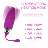 12 Frequency Bullet Vibrator for Woman Wireless Remote Vibrating Egg Clitoris Stimulate Vaginal G-spot Massager