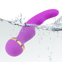 Magic Wand Masturbator G Spot Vibrating Massage Heating Dual Vibrator for Woman Powerful AV Vibrator