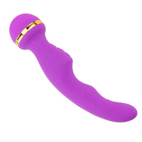 Magic Wand Masturbator G Spot Vibrating Massage Heating Dual Vibrator for Woman Powerful AV Vibrator