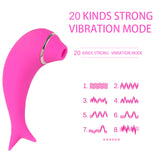 Silicone Clit Sucker Vibrator Tongue Vibrator for Women Vagina Massager Oral Sex Nipple Sucker Clitoris Stimulator