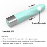 16 Speeds Mini Bullet Vibrator Lipstick Vibrator Clitoris G-Spot Vaginal Stimulation Finger Vibrador Massager Vibrating