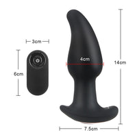 Anal Anus Vibrator Wireless Remote Control Rotation Beads Silicone Vagina Vibrator G-spot Clit Stimulation