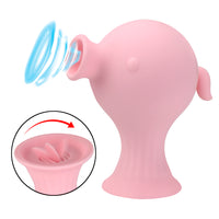 7 Speeds Pea Sucking Vibrator Tongue Licking Vibrator Masturbation Nipple Clitoris Sucker Stimulator