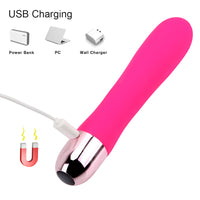 10 Speed G-spot Massager Dildo Vibrator Clitoris Vagina Stimulator Soft Liquid Silicone AV Stick for Women