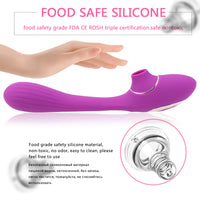 10 Frequency Sucking Vibrator Oral Sex Suction Clit Sucker G-Spot Masturbator Dildo Vibrator Clitoris Stimulator