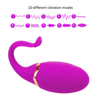 10 Speed for Women Clitoris Stimulate Wireless Remote Control Fish Tail Jump Egg Vibrator Vibrating Egg