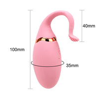 10 Speed for Women Clitoris Stimulate Wireless Remote Control Fish Tail Jump Egg Vibrator Vibrating Egg