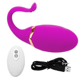 10 Speed for Women Clitoris Stimulate Wireless Remote Control Fish Tail Jump Egg Vibrator Vibrating Egg