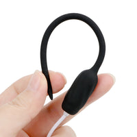 Penis Plug Vibrator Catheter Urethral Plug Urethral Dilators 20 Frequency for Men Gay Silicone