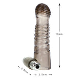 Reusable Man Private Goods TPE Condoms for Adults Penis Ring Vibrator Condom Masturbator for Men Penis Enlargement