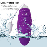 Egg Vibrator Clitoris Stimulator Masturbation G-Spot Massager 10 Speeds Remote Control for Women