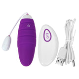 Egg Vibrator Clitoris Stimulator Masturbation G-Spot Massager 10 Speeds Remote Control for Women
