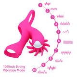 Male Penis Ring Oral Sex Licking Vibrator Penis Vibrating Ring for Couples Rotation Tongue Clitoris Stimulator