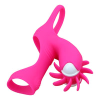 Male Penis Ring Oral Sex Licking Vibrator Penis Vibrating Ring for Couples Rotation Tongue Clitoris Stimulator