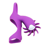 Male Penis Ring Oral Sex Licking Vibrator Penis Vibrating Ring for Couples Rotation Tongue Clitoris Stimulator