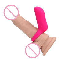 10 Speed Vibrating Penis Ring Clitoris Stimulator Cock Ring Delay Ejaculation Vibrator for Men