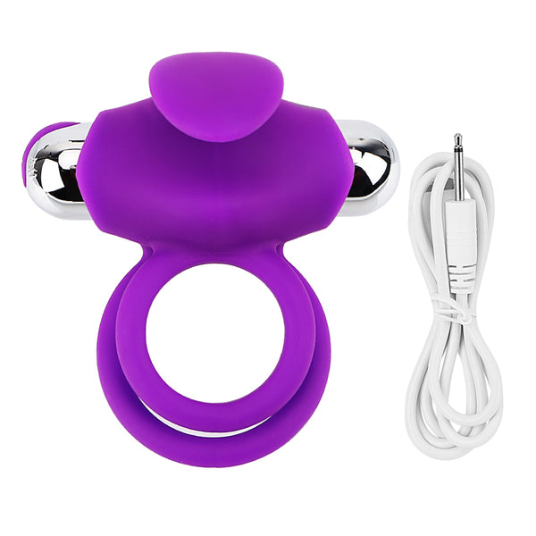 Clitoris Stimulate Delay Ejaculation Vibrators Cock Ring for Men Vibrating Penis Rings