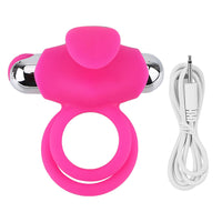 Clitoris Stimulate Delay Ejaculation Vibrators Cock Ring for Men Vibrating Penis Rings